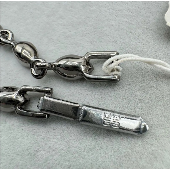 Givenchy Red & Silver Vintage Bracelet - 6.7” - Picture 6 of 6